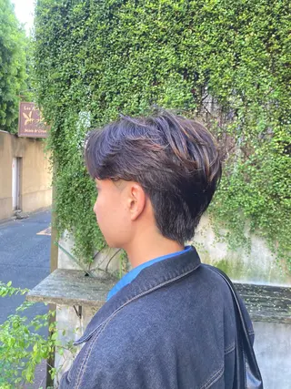 ショート カラー パーマ メンズ メンズ/フェザー ショート/isseyのヘアスタイル