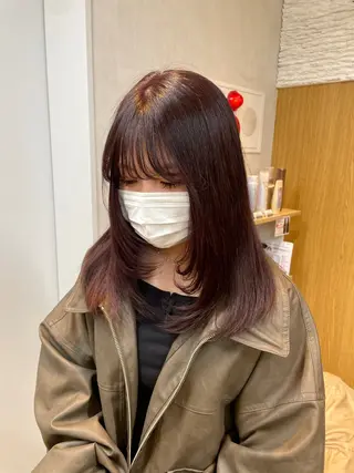 カラー 暖色/透明感カラー /nanami🌼のヘアスタイル