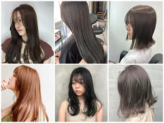 ロング 韓国風レイヤー🗝要 暗透カラー📓吉祥寺のヘアスタイル