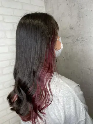 ロング 🦄艶カラー×韓国 NANA💎🐬のヘアスタイル