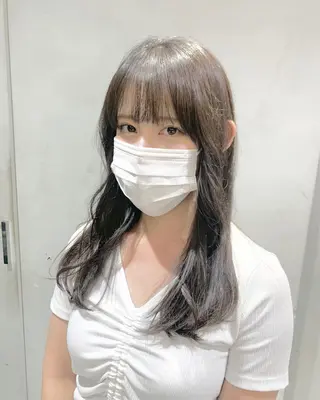 セミロング カラー 🎀艶モテカラー🎀 彩季のヘアスタイル