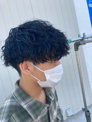 ミディアム パーマ メンズ パーマが得意な【最高 悠斗】のヘアスタイル