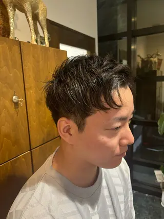 メンズ レイヤーカット/艶髪 /パーマaikoのヘアスタイル