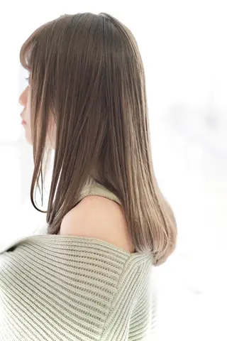 セミロング 永作 真司のヘアスタイル