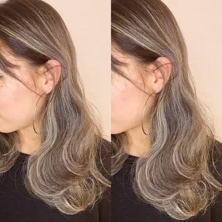 セミロング カラー ヘアアレンジ BANK'S hair所属・💐ケラチン 髪質改善寺坂雄飛💐のヘアスタイル
