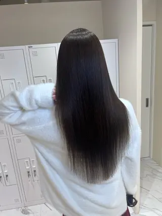 ロング 髪質改善縮毛矯正🫧 村上蒼生のヘアスタイル