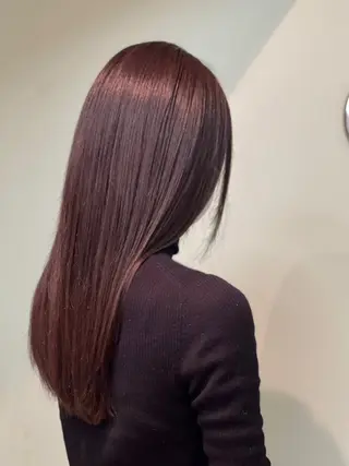 ロング カラー 髪質改善/艶髪カラー 関野文也のヘアスタイル