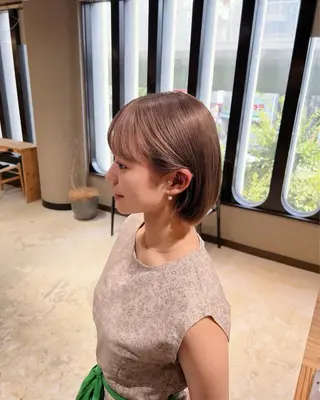 ショート カラー 💖梅田レイヤー💖 副店長Tsubasaのヘアスタイル