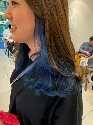 カラー 🎀ハイトーン🎀 🩶艶髪🩶YUNAのヘアスタイル