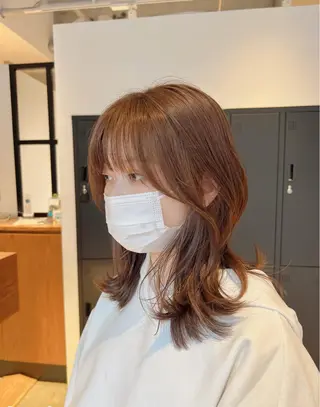 ミディアム ✨上品可愛い 垢抜けカラー/後藤✨のヘアスタイル