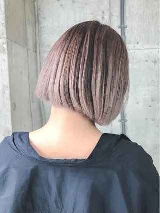 ショート カラー ブリーチ/美髪矯正 垢抜けヘア/そらのヘアスタイル