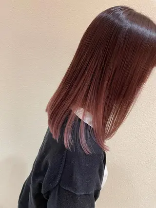 セミロング 有働 直広のヘアスタイル