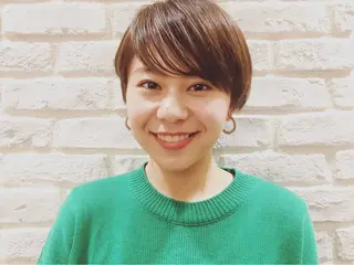 ショート カラー la fith所属・rico_by ヘアとアイブロウのヘアスタイル