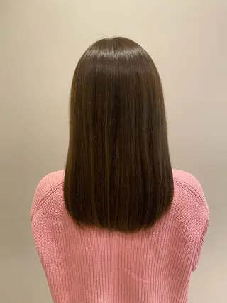 セミロング カラー 🌹艶髪カラー🌹 津田晴加【西荻窪】のヘアスタイル