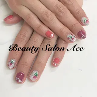 ネイル Beauty Salon Ace(ネイルサロン エース)所属・池袋フィルイン Ace♡長さだしのネイルデザイン