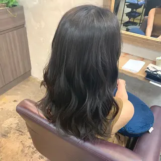 ロング カラー 💎耳ツボジュエリー 髪質改善🌙土屋桃佳のヘアスタイル