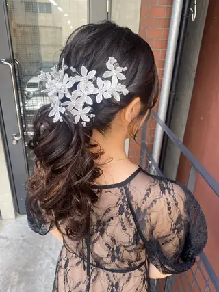 ロング ヘアアレンジ JIL BLAN所属・JIL BLAN NAOのヘアスタイル