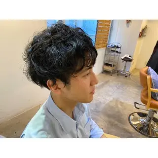 メンズ ショート newi hauoli札幌駅前のヘアスタイル