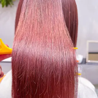 セミロング 透明感寒色 カラー/さとゆな💛のヘアスタイル