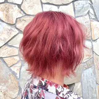 ミディアム カラー chill out 南塚口本店のヘアスタイル