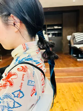 ヘアアレンジ BEACH　HAIR&NAIL所属・両国駅徒歩1分⭐️ アイロン仕上げのヘアスタイル