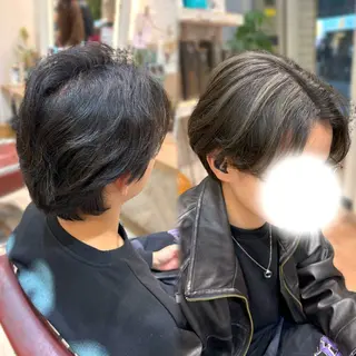 カラー メンズ 💙mai🫧 縮毛矯正・ハイライトのヘアスタイル