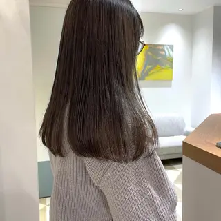 ロング カラー ボブ/レイヤー/ケア パーマ/リュウタのヘアスタイル