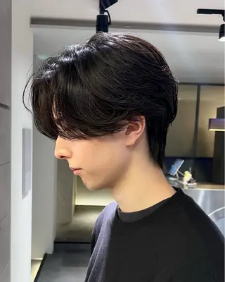 パーマ メンズ Qin shaire salon 原宿verno店所属・【センターパート】 ETO／江藤翼の眉毛・アイブロウイメージ