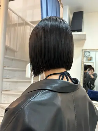 ショート ボブ／ミニボブ／ akaneのヘアスタイル