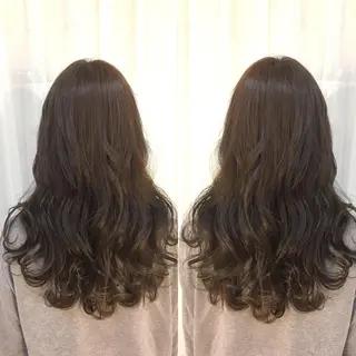 ロング カラー 髪質改善 頭身浴/ 中田のヘアスタイル
