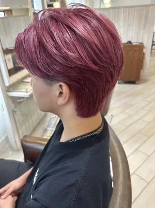 カラー メンズ 増渕 駿介のヘアスタイル