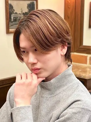 パーマ 阿賀 佑季のヘアスタイル