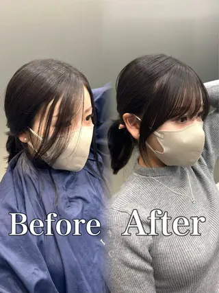ミディアム カラー HARUKI MINATO Japan SENDAI所属・🌈【透明感・韓国 ヘア】がっきー🌈のヘアスタイル