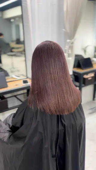 セミロング 中川 ほのかのヘアスタイル