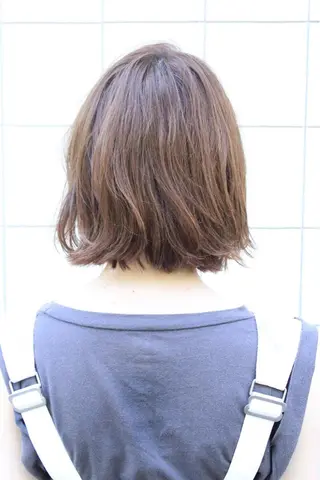 ミディアム 似合わせミニボブ マッシュ/渋谷/宍戸のヘアスタイル