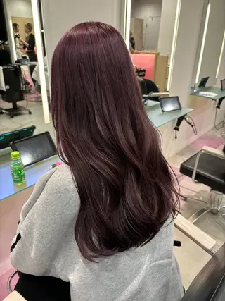 ロング カラー メンズカット ボブ/米崎駿也のヘアスタイル