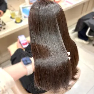 ロング カラー 美髪矯正/暖色カラー /横浜/さくらのヘアスタイル