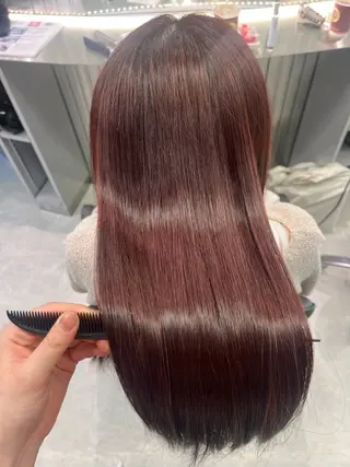 ロング ブリーチカラー うたのヘアスタイル