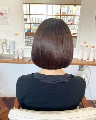 ミディアム カラー mopa所属・mopa_kaede 暖色カラー/ロングのヘアスタイル