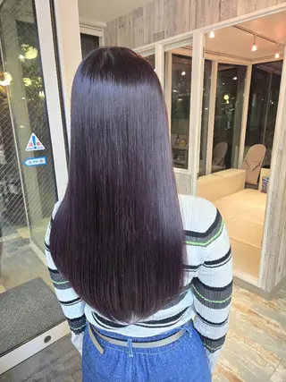 ロング カラー 似合わせカット🫶 得意です　曽根田のヘアスタイル