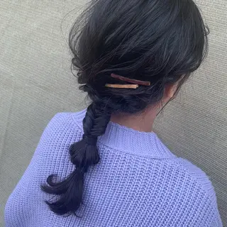 ミディアム ヘアアレンジ 🧸 サトウサクネ🧸のヘアスタイル