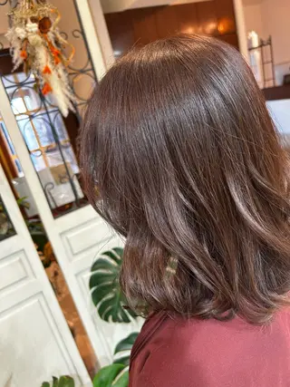 ミディアム カラー Marin🐩 /髪質改善 カラーのヘアスタイル