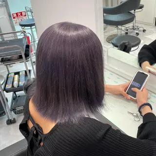 ミディアム カラー 暖色🩷透明感カラー ♡Maika♡のヘアスタイル