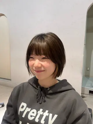 ショート 後藤 愛美/レイヤーカットのヘアスタイル