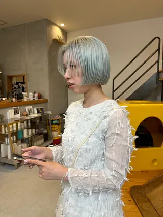 ショート Salt所属・【Salt】 ミオリのヘアスタイル
