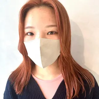 ミディアム カラー デザインカラー/パー マ🦖外岡咲希🦖のヘアスタイル