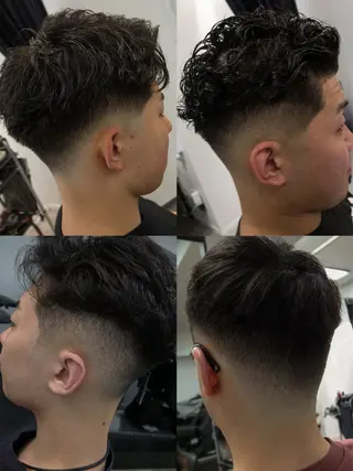 ショート パーマ メンズ INTRO SHIBUYA by Fi-Ne所属・💈メンズフェード 特化DAIYA💈のヘアスタイル