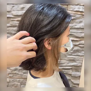 ミディアム 髪質改善美容室Qin hair所属・【女性限定】 👑hanaのヘアスタイル