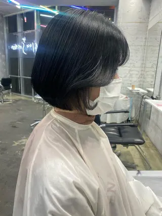 ショート カラー 💗💗韓国レイヤー yu-ki💗💗のヘアスタイル