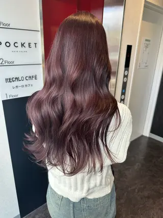 ロング カラー 韓国ヘア🦢🖤 Sayumiのヘアスタイル